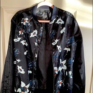 Zara floral bomber